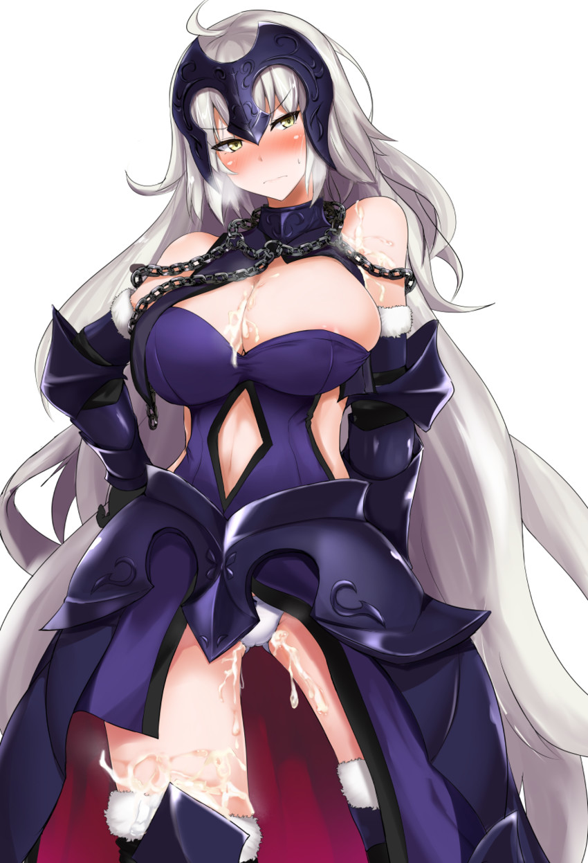 jeanne d'arc alter (fate and 1 more) drawn by poshi_(ginmokusei)