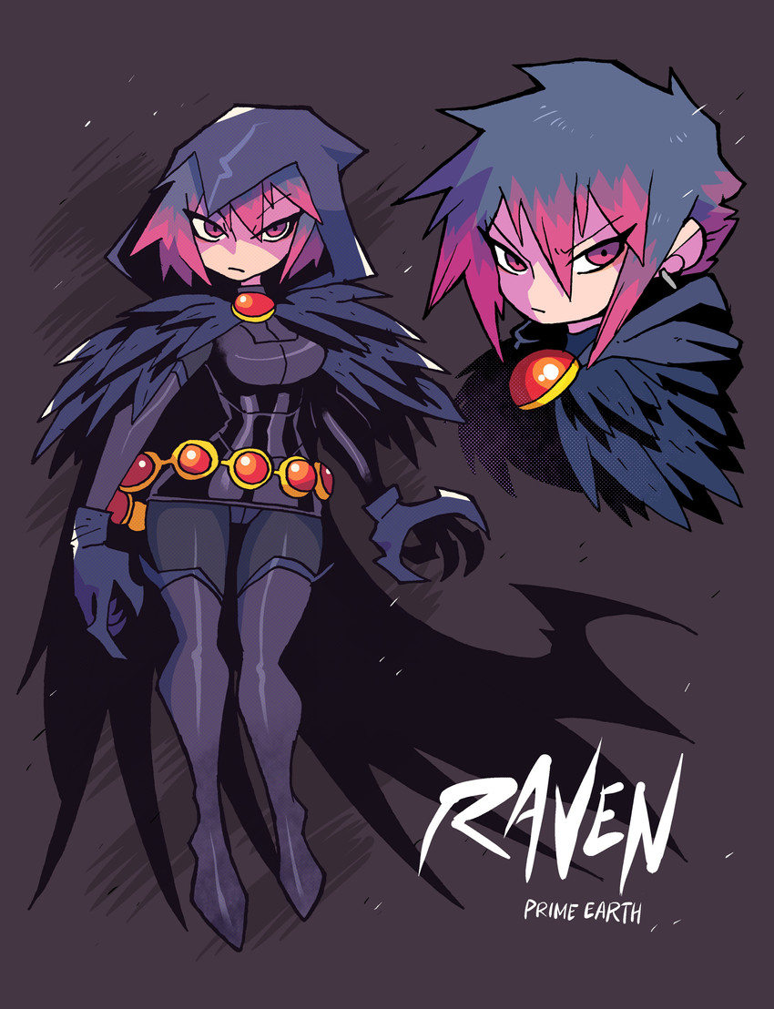 raven (dc comics and 1 more) drawn by rariatto_(ganguri)