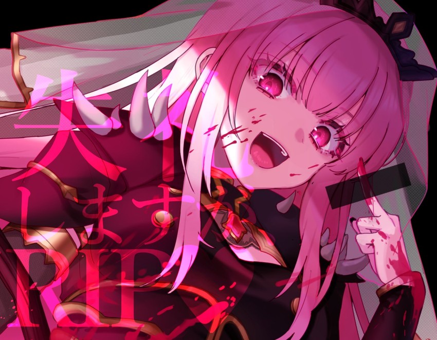 mori calliope (hololive and 1 more) drawn by 13_(spice!!)