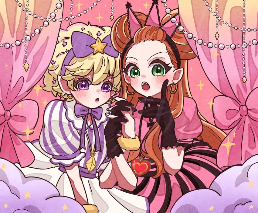 chocolat meilleure and vanilla mieux (sugar sugar rune) drawn by 0224_shori
