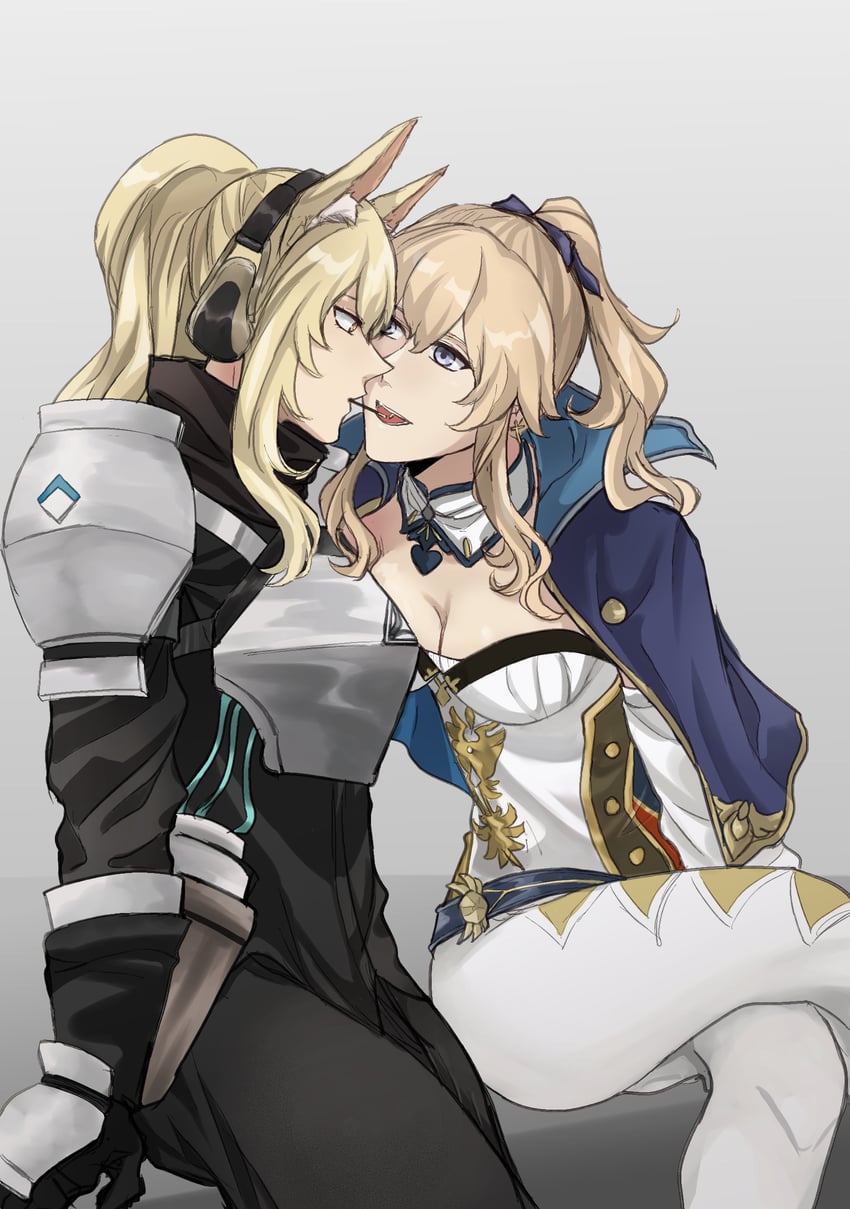 jean and nearl (genshin impact and 1 more) drawn by 4ouharuu