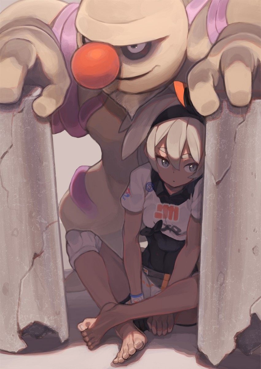 bea and conkeldurr (pokemon and 1 more) drawn by tomioka_jirou