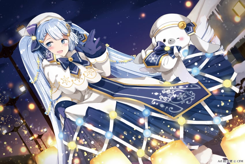 hatsune miku, yuki miku, and rabbit yukine (vocaloid) drawn by agonasubi