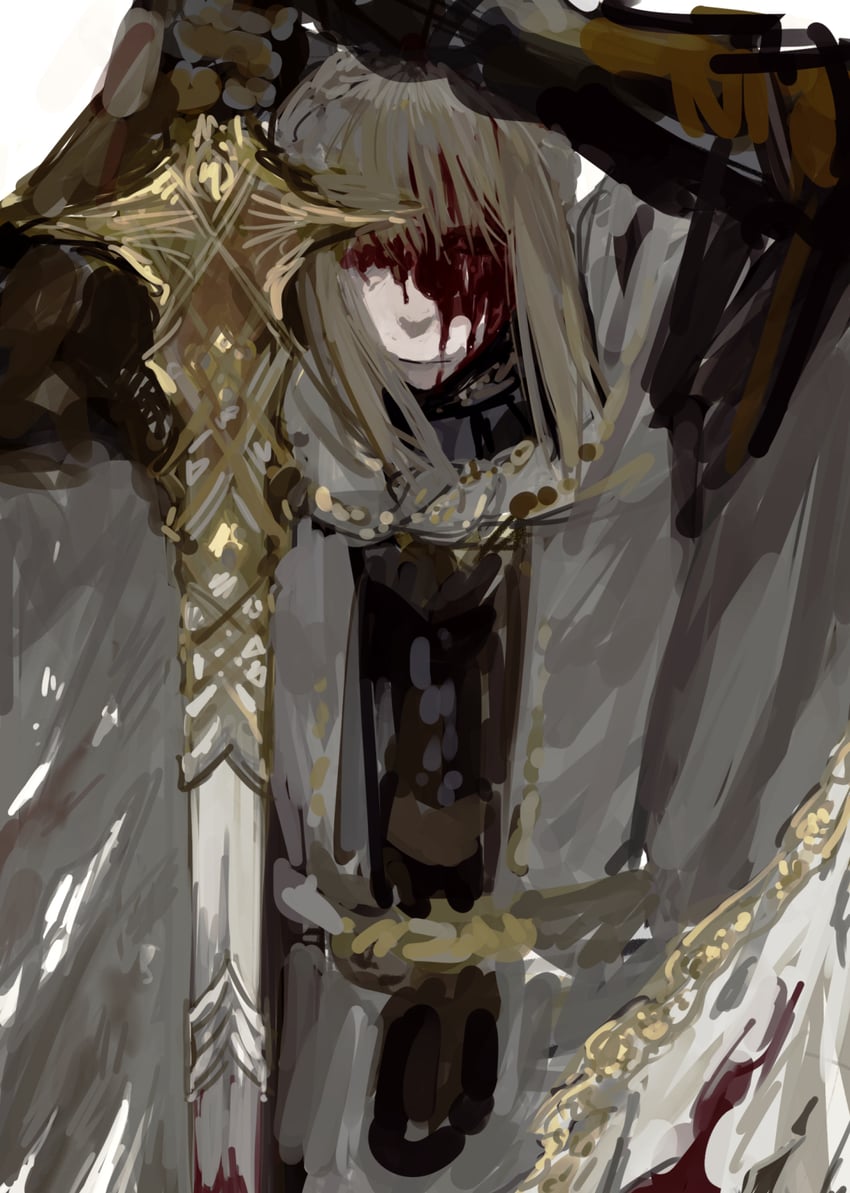 needle knight leda (elden ring and 1 more) drawn by gbsaphira