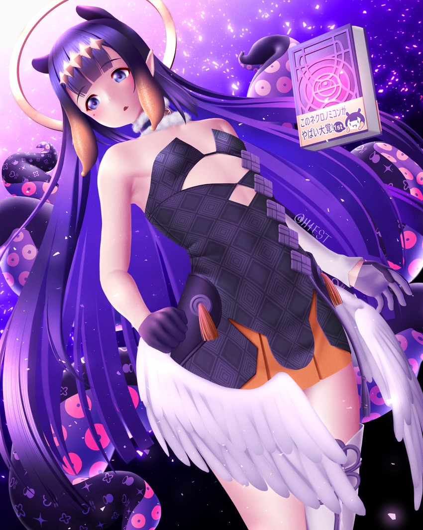 ninomae ina'nis and ao-chan (hololive and 1 more) drawn by haest