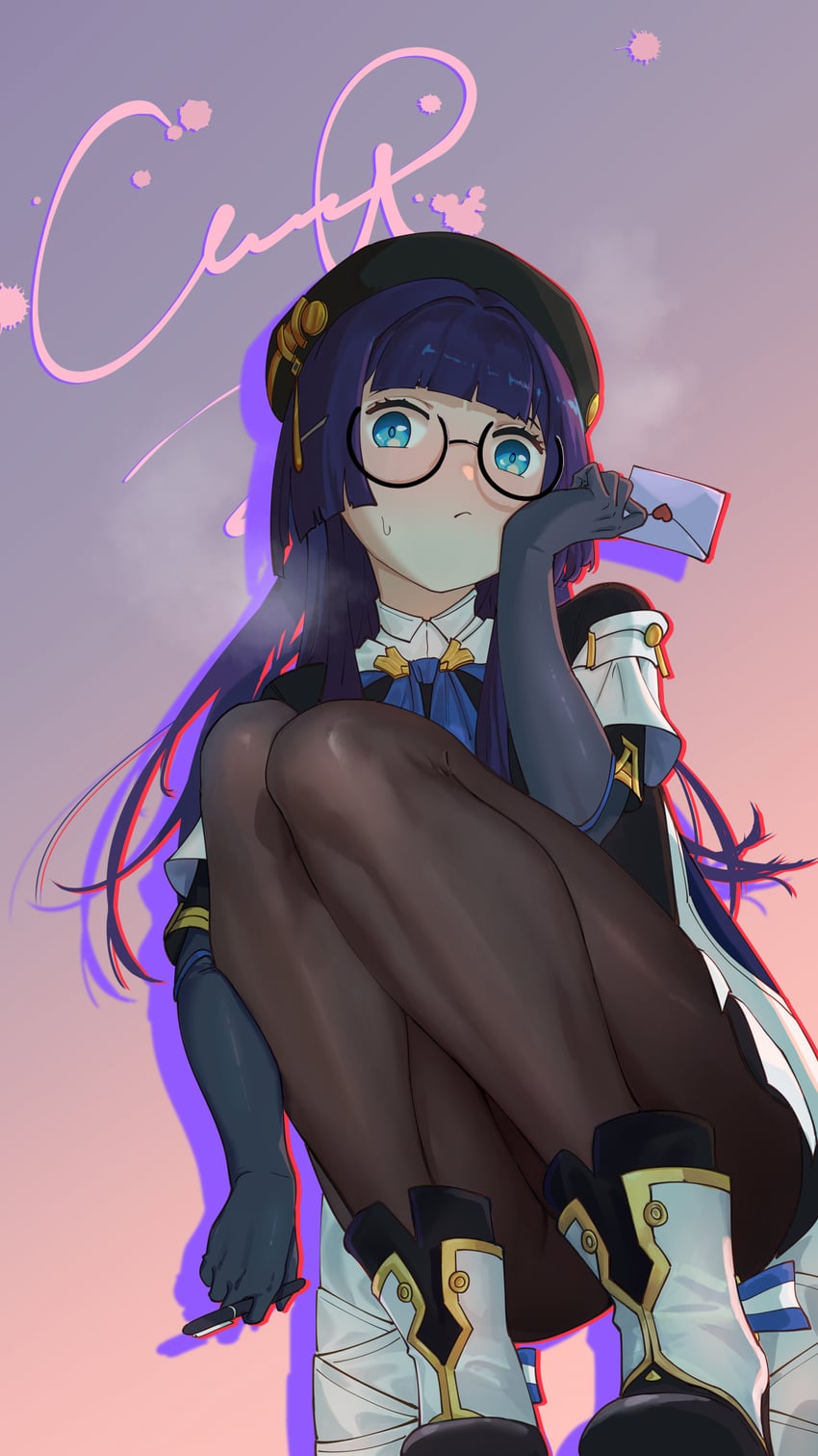 pela (honkai and 1 more) drawn by leng_sediao_kafei