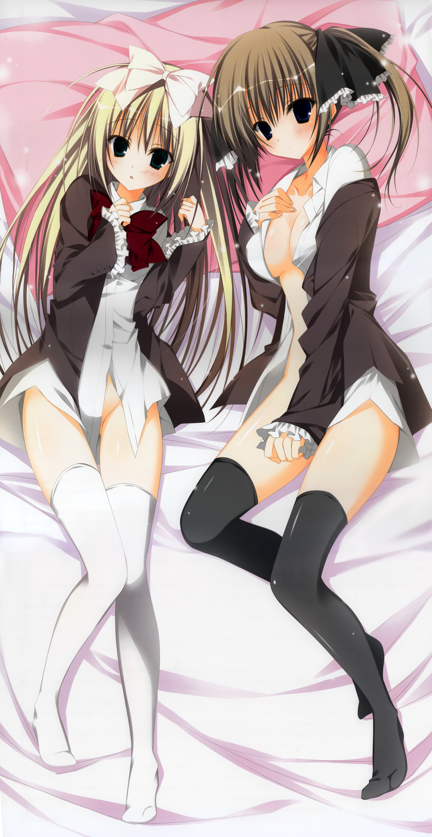 shiina mafuyu and shiina minatsu (seitokai no ichizon) drawn by inugami_kira