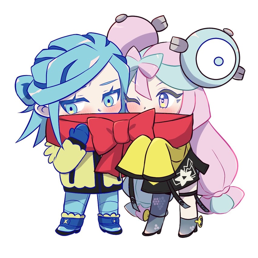 iono and grusha (pokemon and 1 more) drawn by haruki_sparsa
