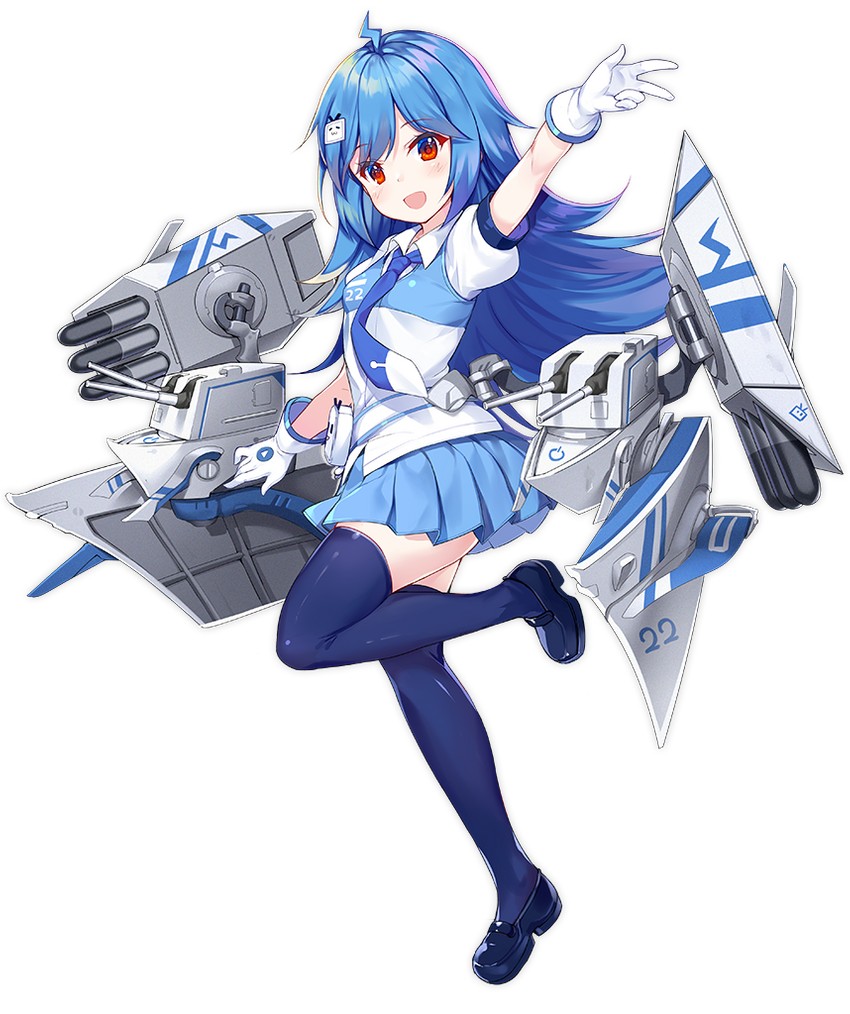 bili girl 22 and xiao dianshi (azur lane and 1 more) drawn by hecha_(01964237)