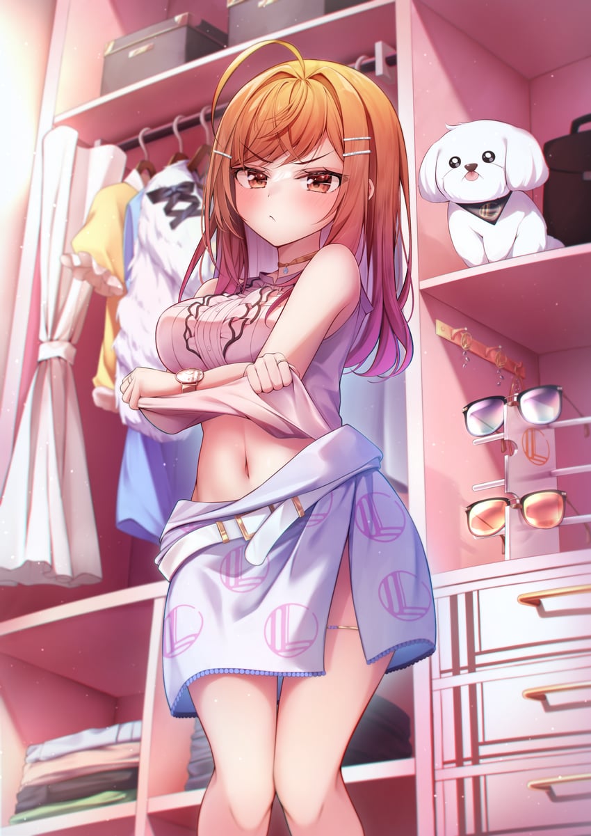 ichijou ririka (hololive and 1 more) drawn by shishou_(doragyurosu)