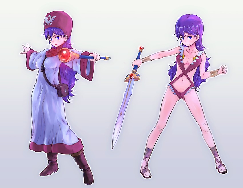 princess of moonbrook (dragon quest and 1 more) drawn by tamago_tomato
