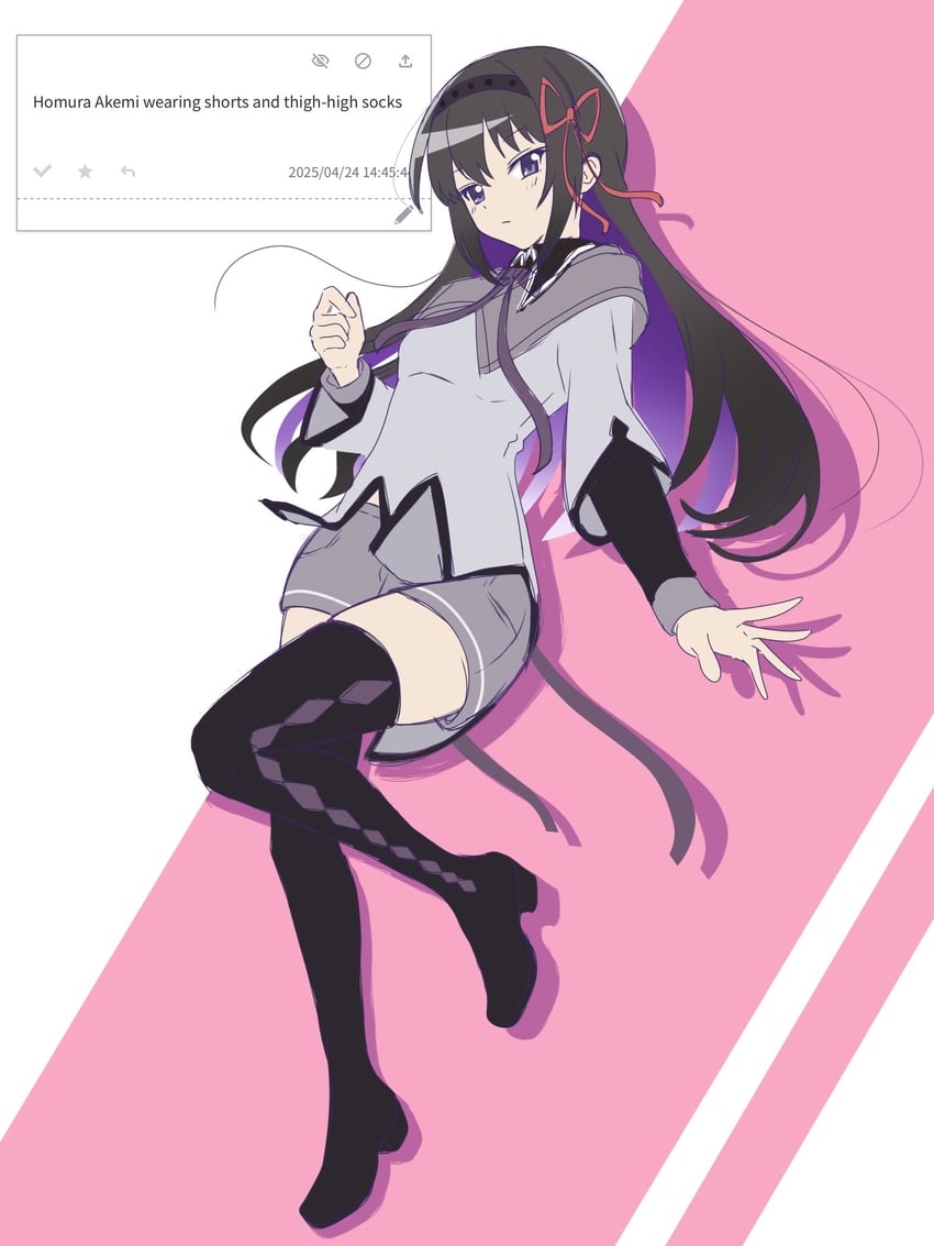 akemi homura (mahou shoujo madoka magica and 1 more) drawn by dotya45