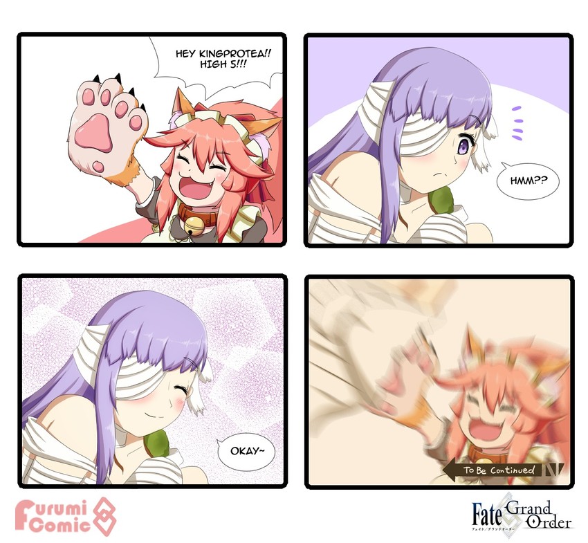 tamamo, tamamo cat, and kingprotea (fate and 2 more) drawn by keita_naruzawa