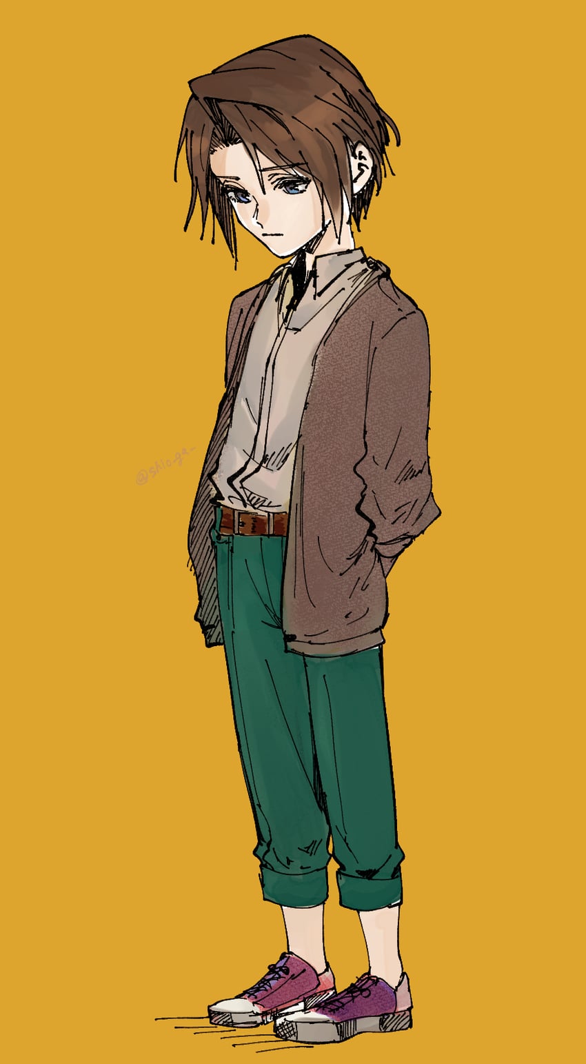 squall leonhart (final fantasy and 1 more) drawn by shio_ga
