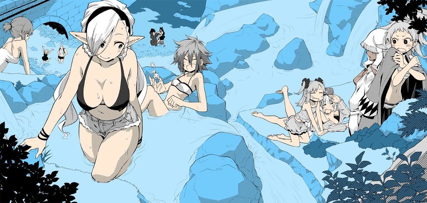 soujirou seta, nazuna, isami, flagrant olive, kawara, and 6 more (log horizon) drawn by koyuki_saihate