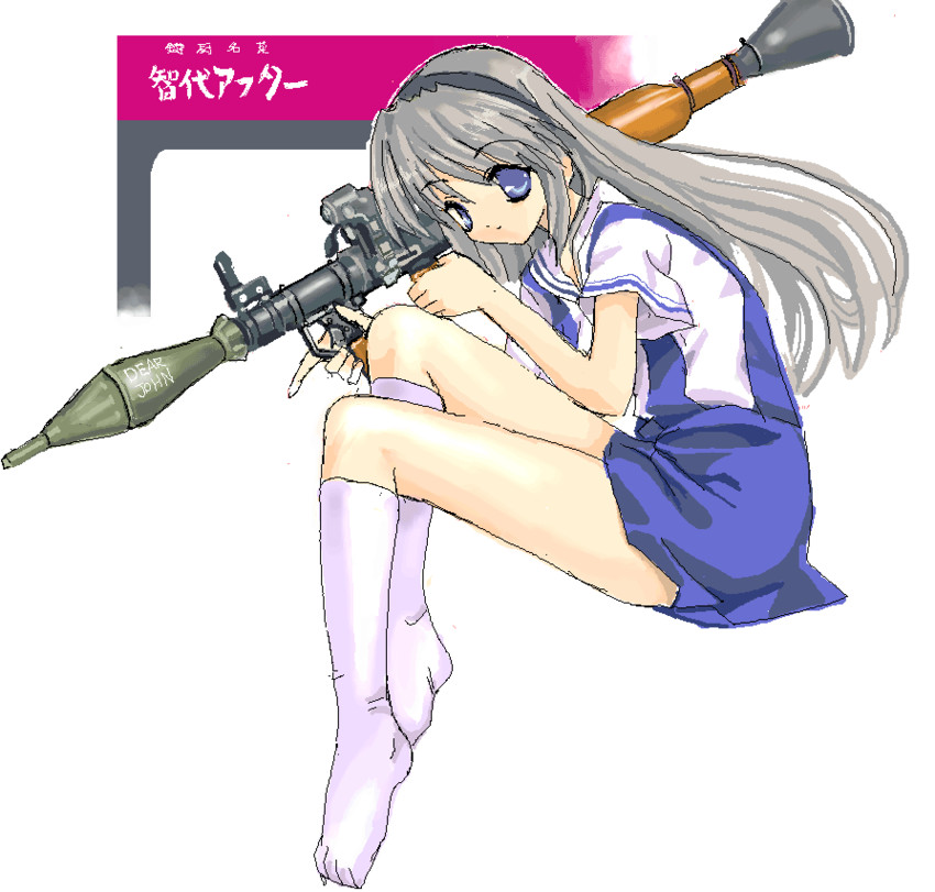 sakagami tomoyo (clannad and 1 more) drawn by toshi_(little-fluffy-cloud)