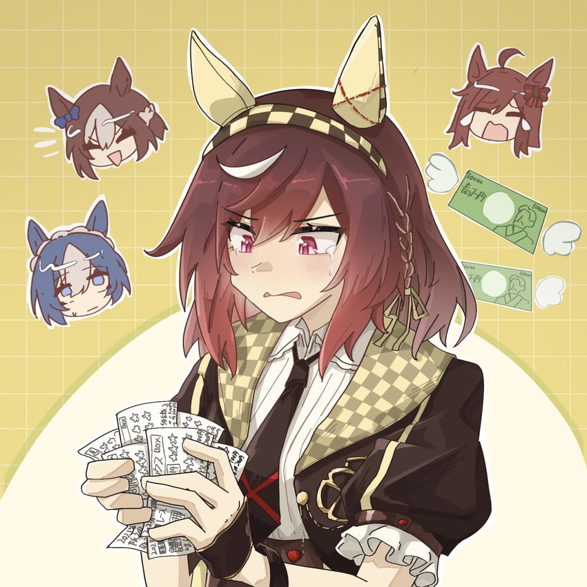 special week, cesario, and buena vista (umamusume) drawn by gou_ren