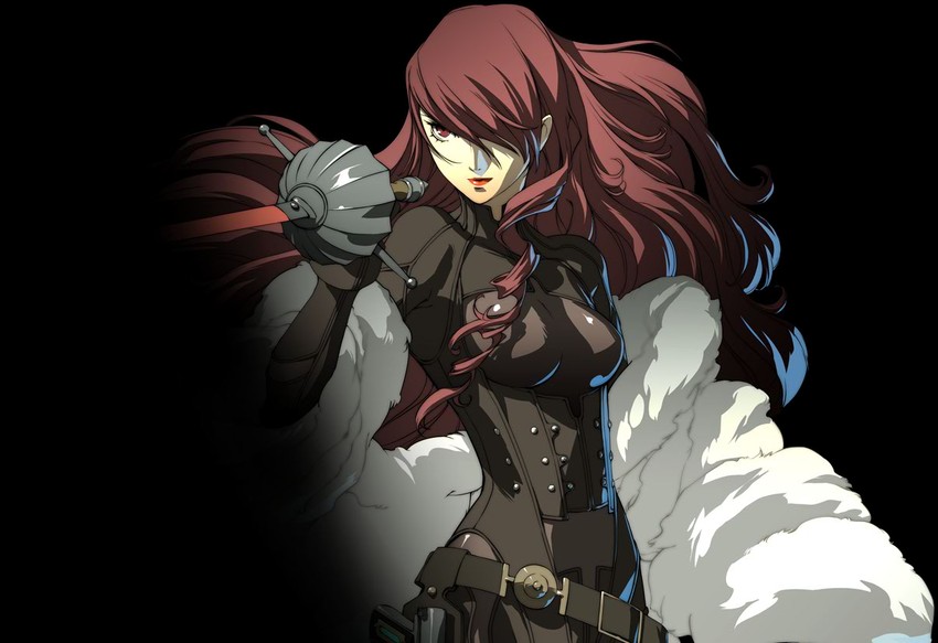 kirijou mitsuru (persona and 2 more) drawn by soejima_shigenori