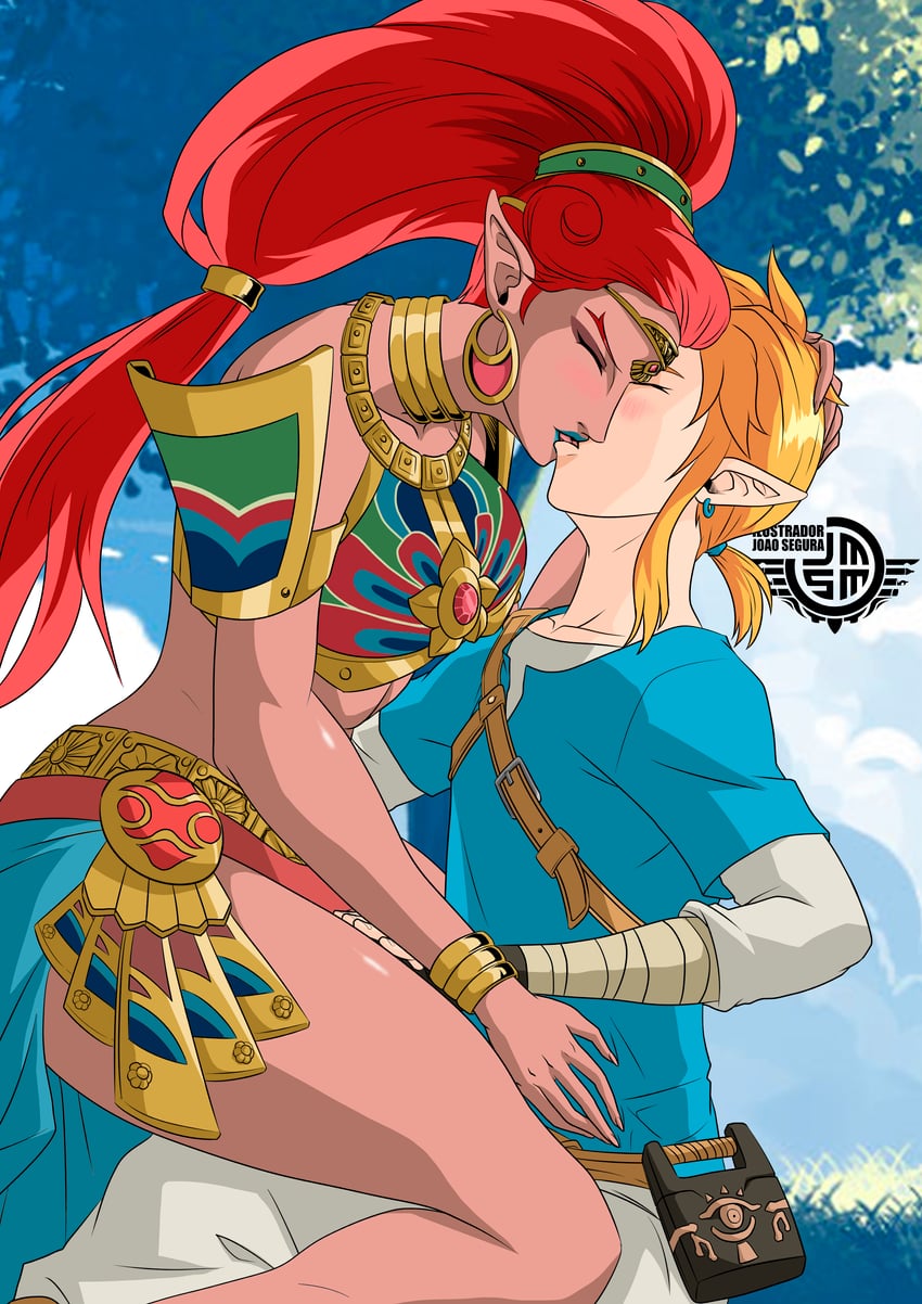 link and urbosa (the legend of zelda and 1 more) drawn by joao_segura