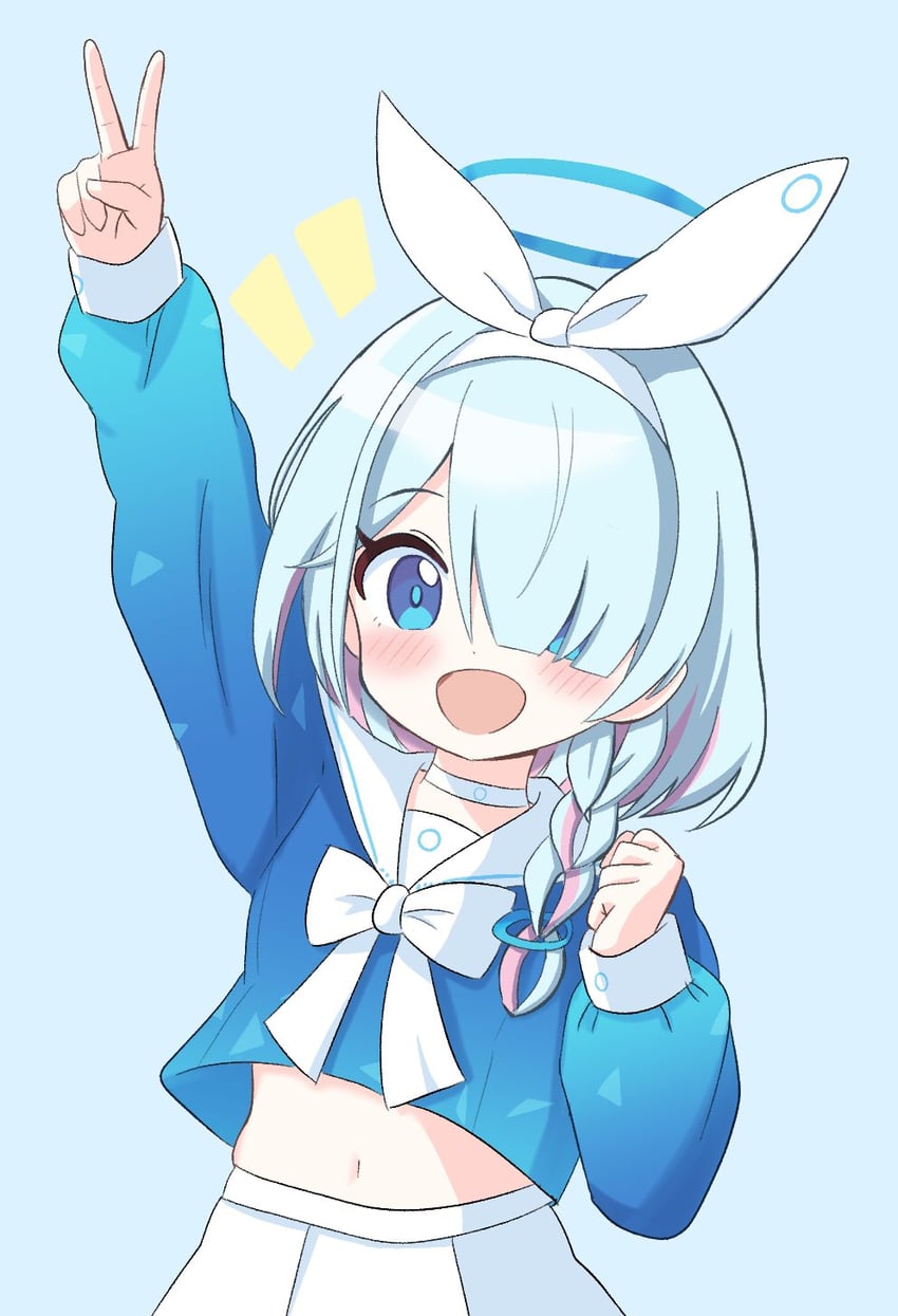 arona (blue archive) drawn by heeya