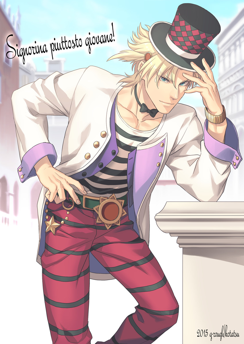 caesar anthonio zeppeli (jojo no kimyou na bouken and 1 more) drawn by kotatsu_(g-rough)