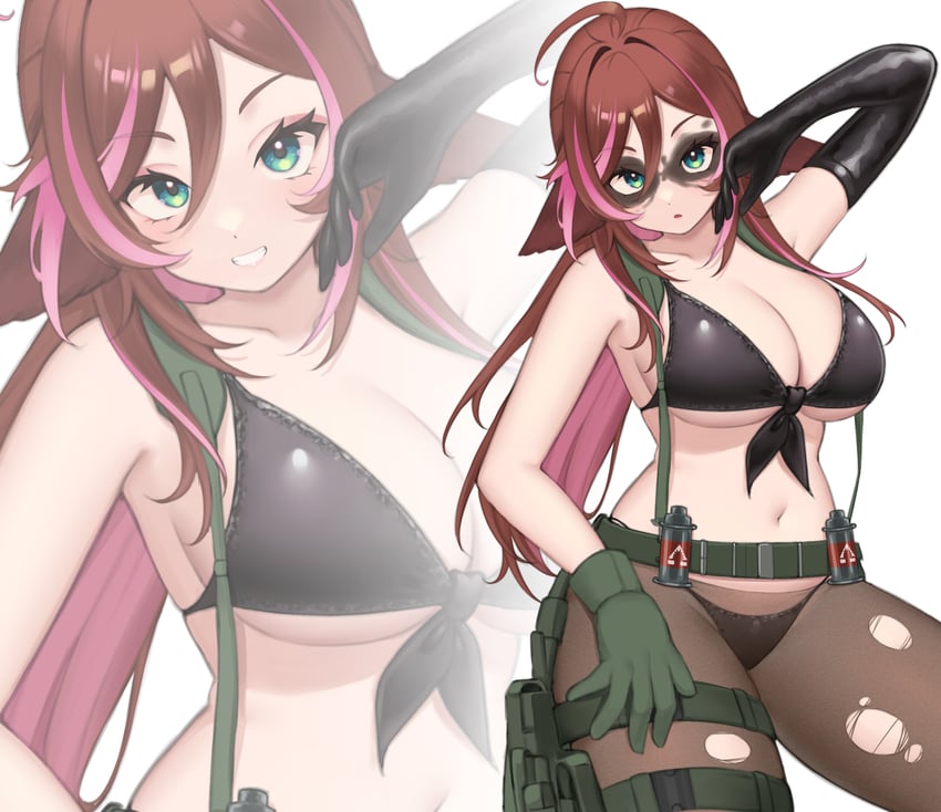 quiet and sugi aoki (indie virtual youtuber) drawn by natch_imaycz