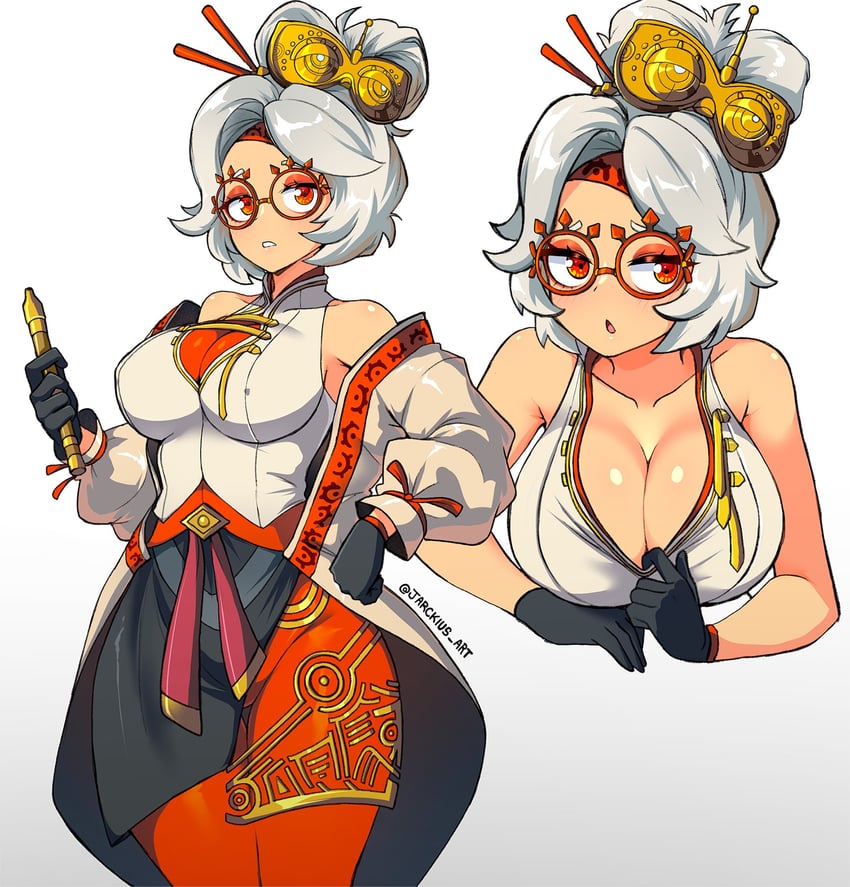 purah (the legend of zelda and 1 more) drawn by jarckius