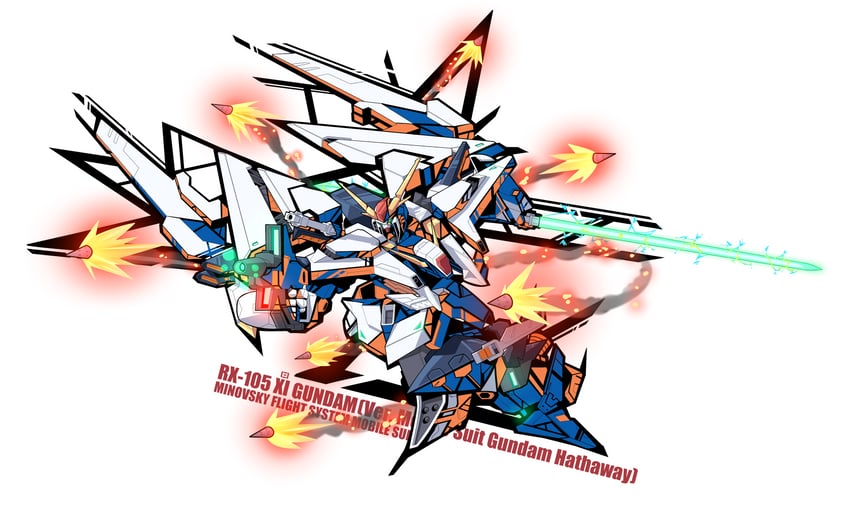 xi gundam (gundam and 1 more) drawn by gylmyr