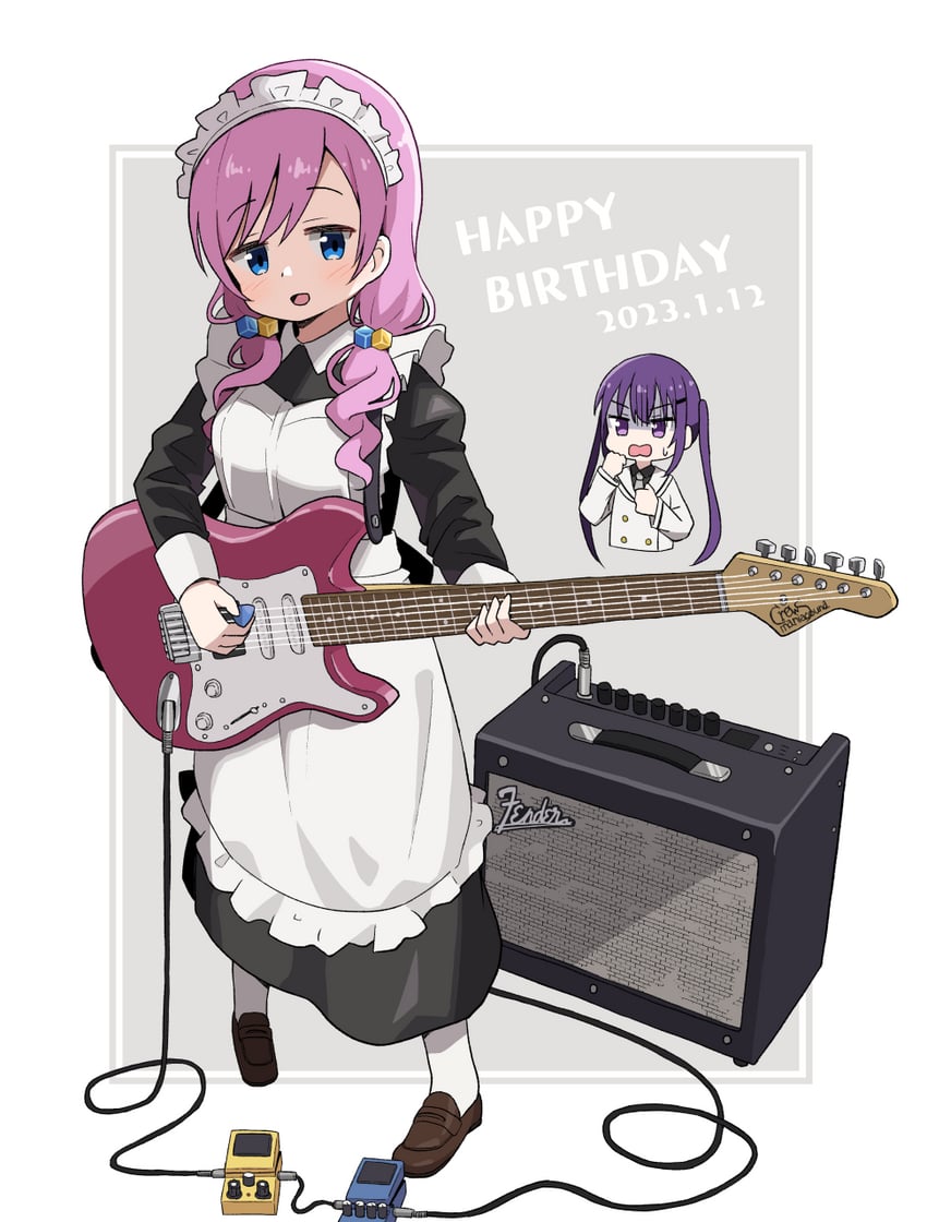 tedeza rize and karede yura (gochuumon wa usagi desu ka?) drawn by mohei