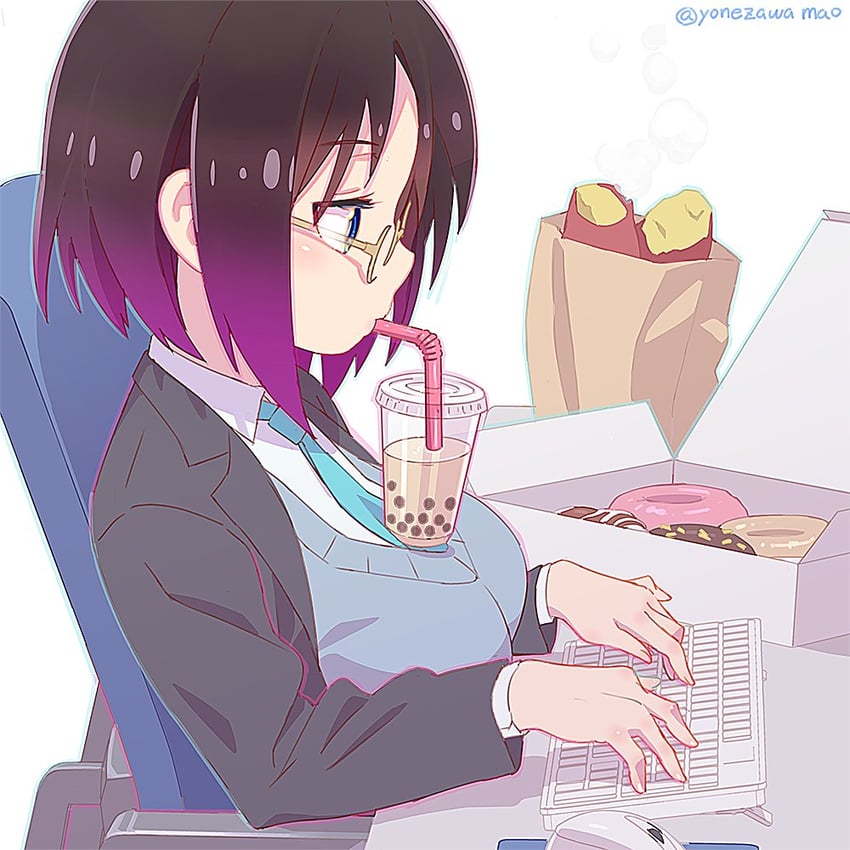 elma (kobayashi-san chi no maidragon) drawn by yonezawa_mao