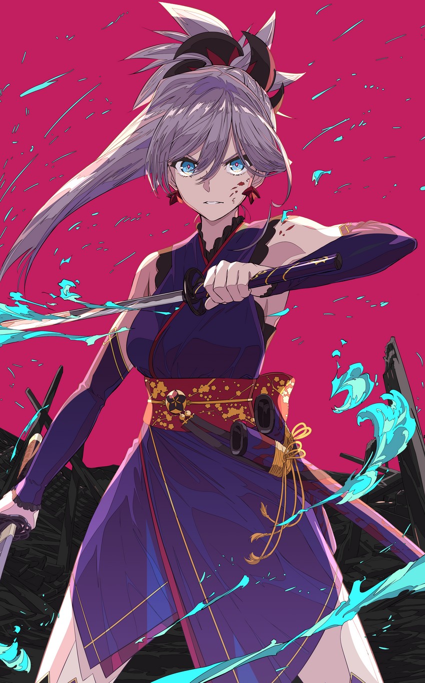 miyamoto musashi (fate and 1 more) drawn by xtango