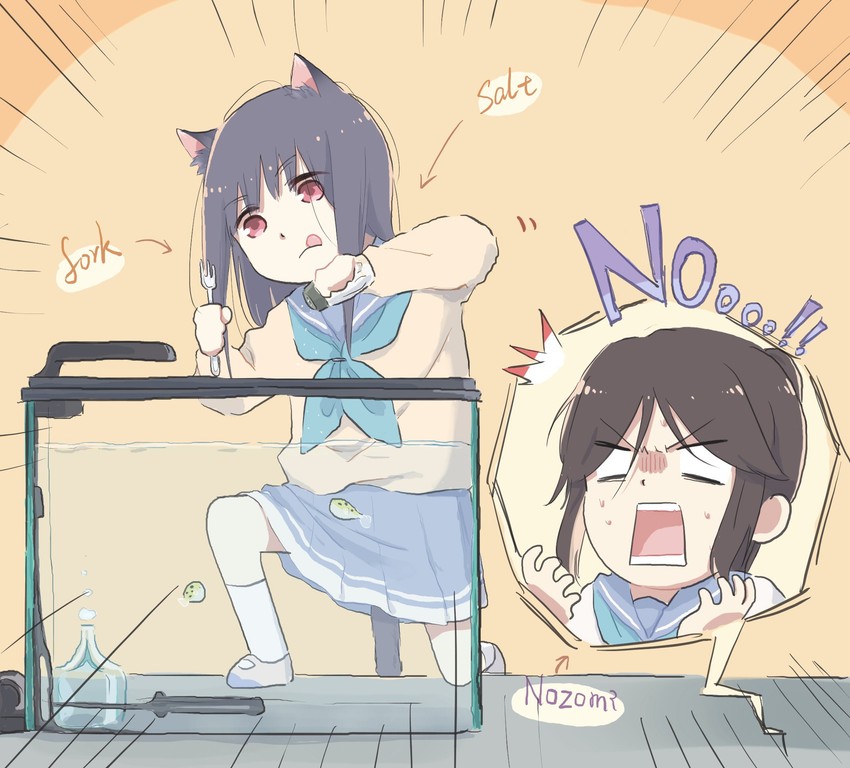 yoroizuka mizore and kasaki nozomi (hibike! euphonium and 1 more) drawn by lyy