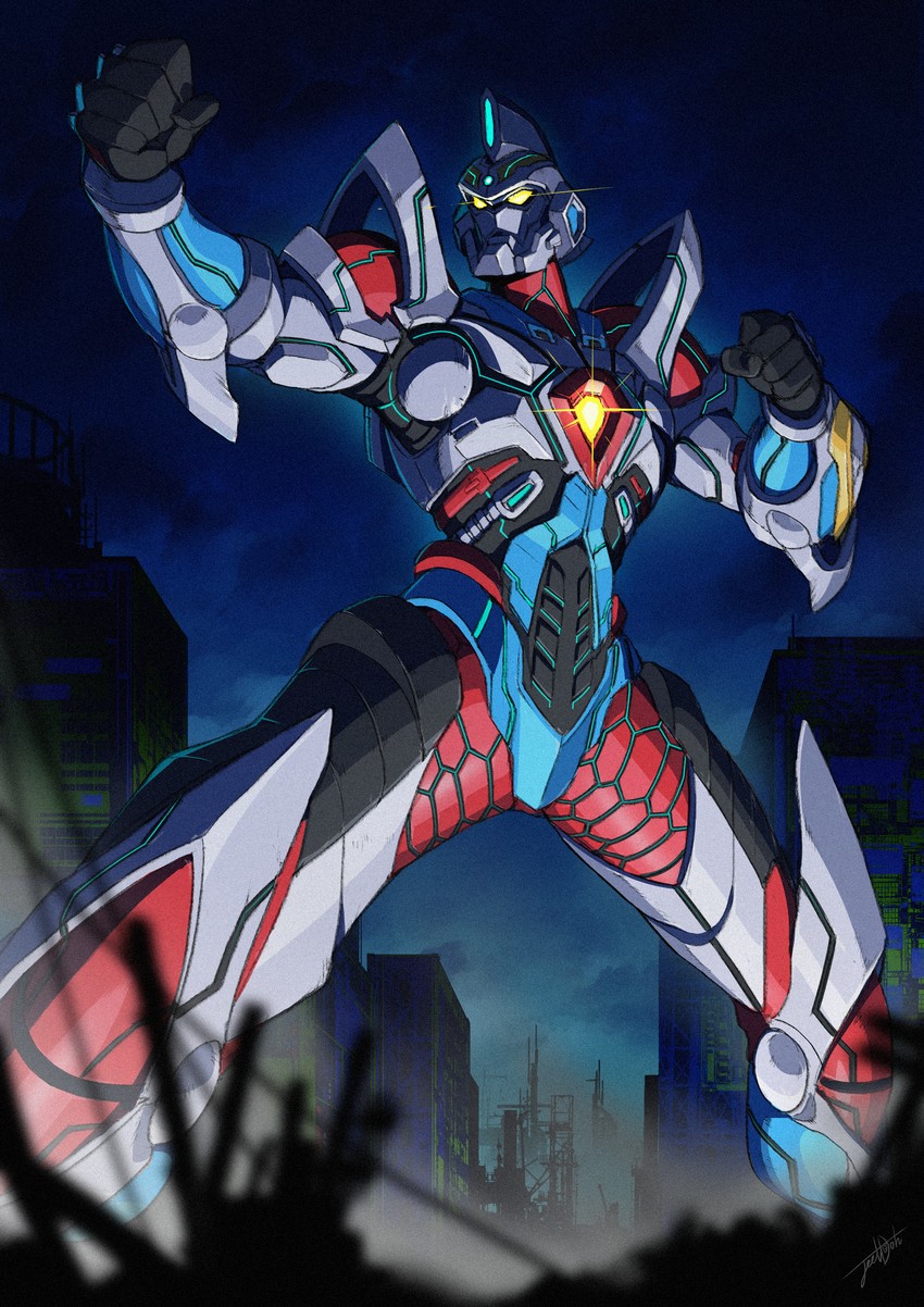 gridman (gridman universe and 1 more) drawn by jeetdoh