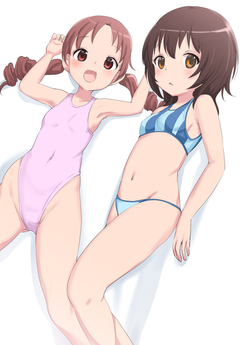 jouga maya and natsu megumi (gochuumon wa usagi desu ka?) drawn by refalice