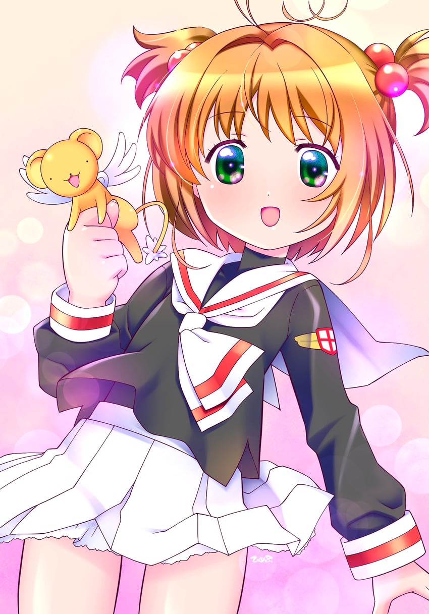 kinomoto sakura and kero (cardcaptor sakura) drawn by himehachi_(hime8manga)