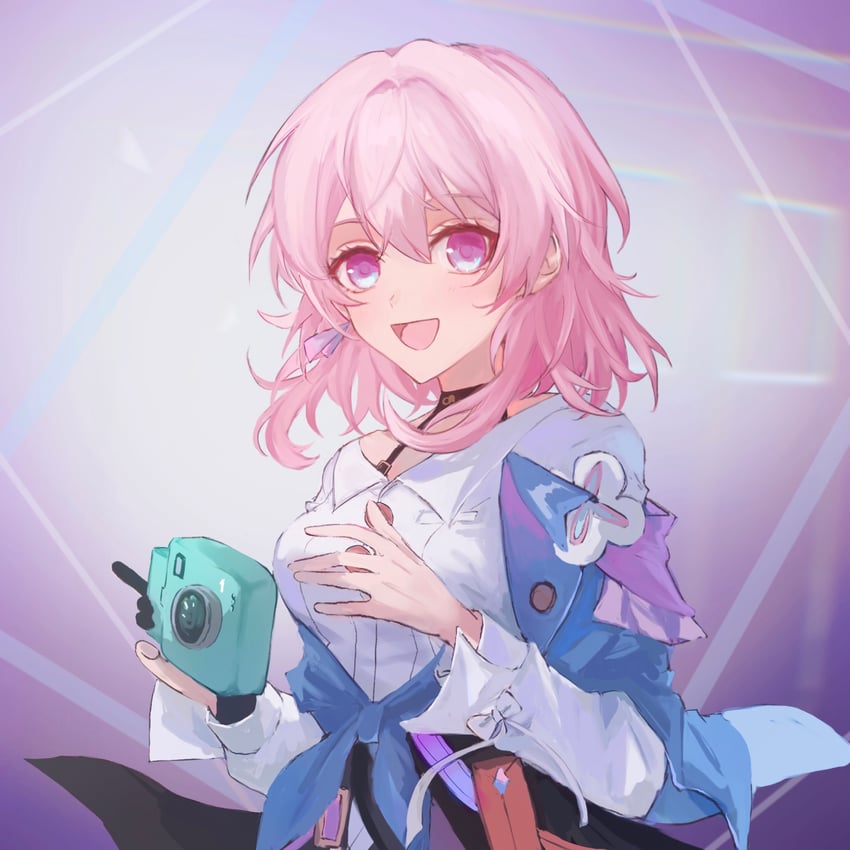 march 7th (honkai and 1 more) drawn by fu_ga_(vivi912912)
