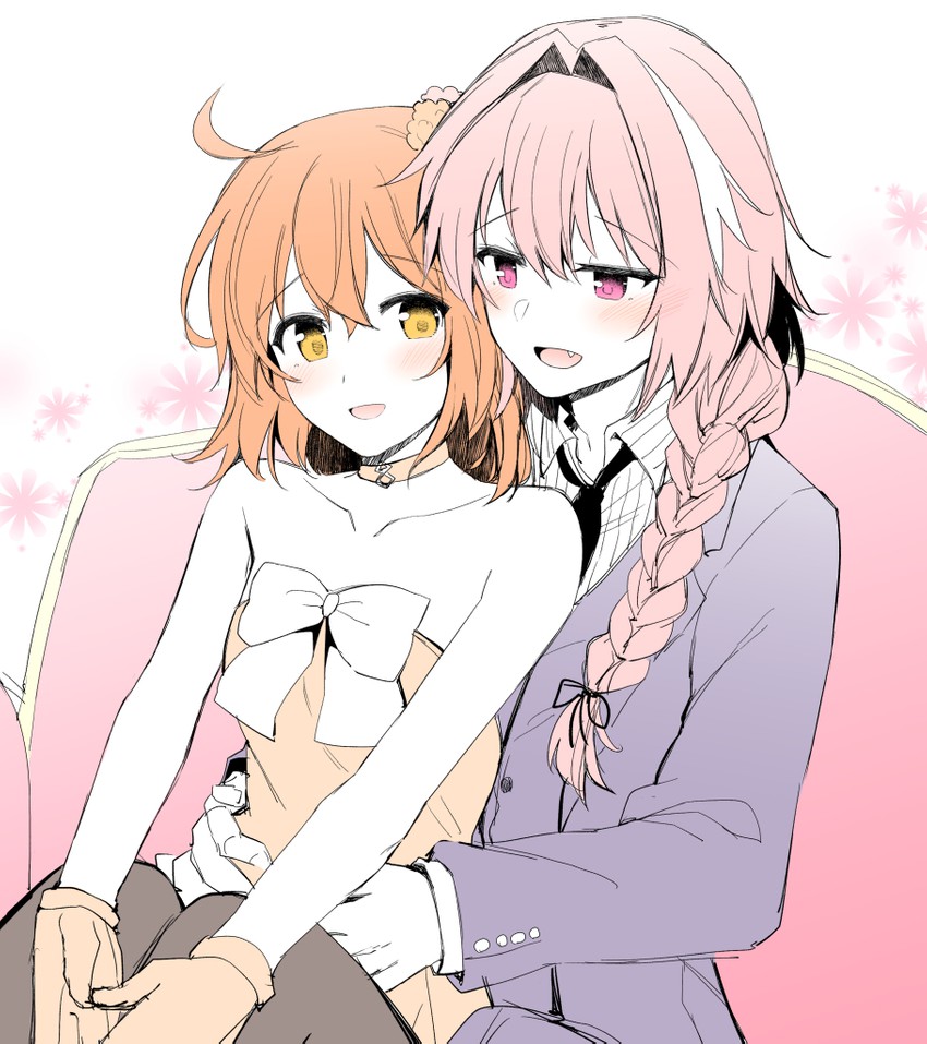 fujimaru ritsuka and astolfo (fate and 1 more) drawn by rui_shi_(rayze_ray)