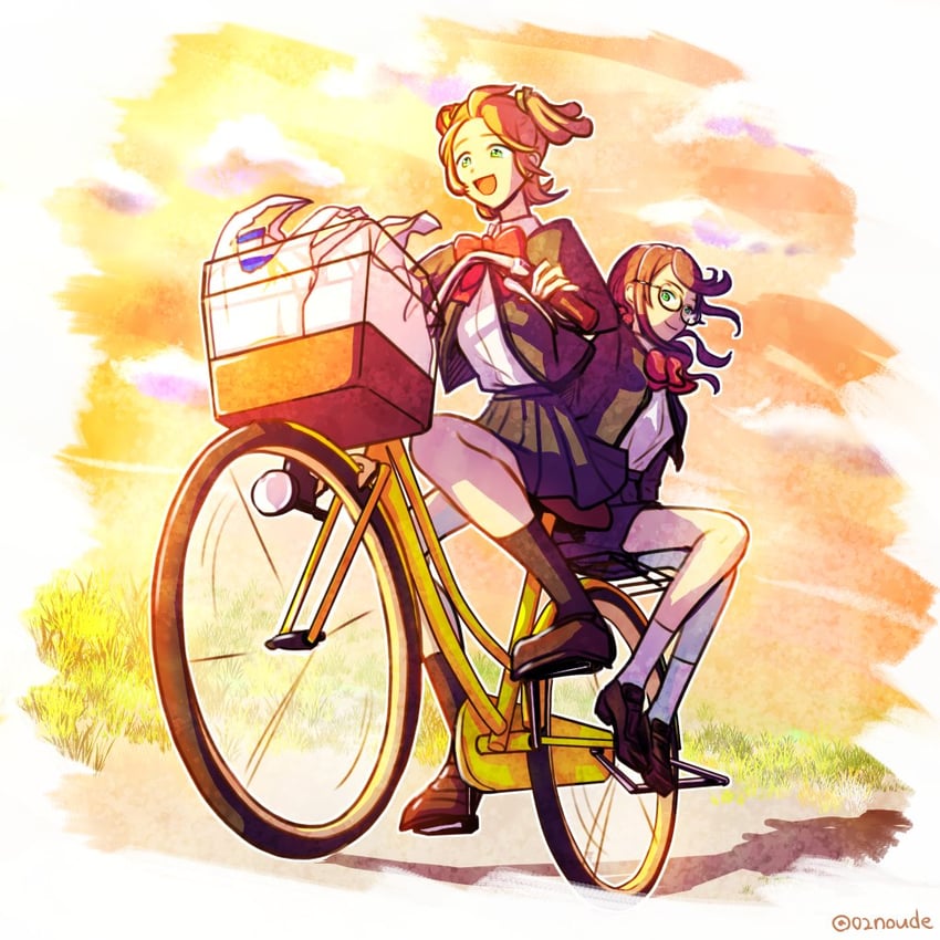 daiba nana and hoshimi junna (shoujo kageki revue starlight) drawn by 02noude