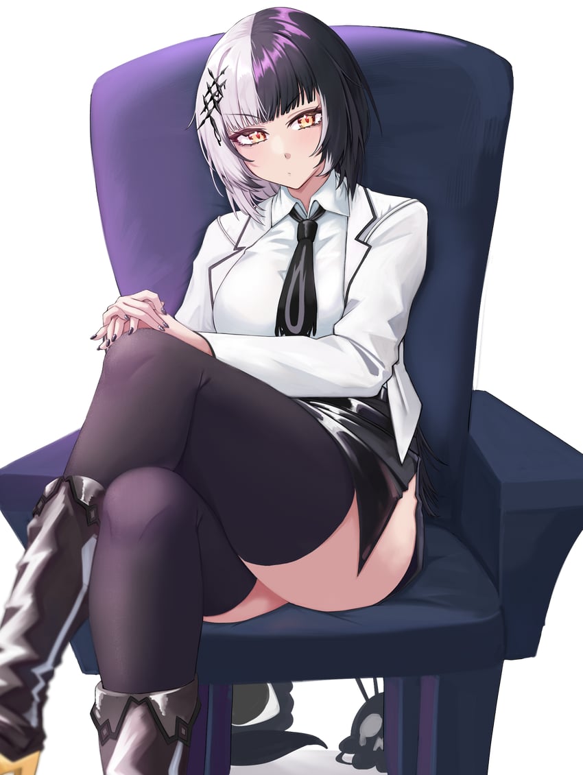 shiori novella and yorick (hololive and 1 more) drawn by mmneko