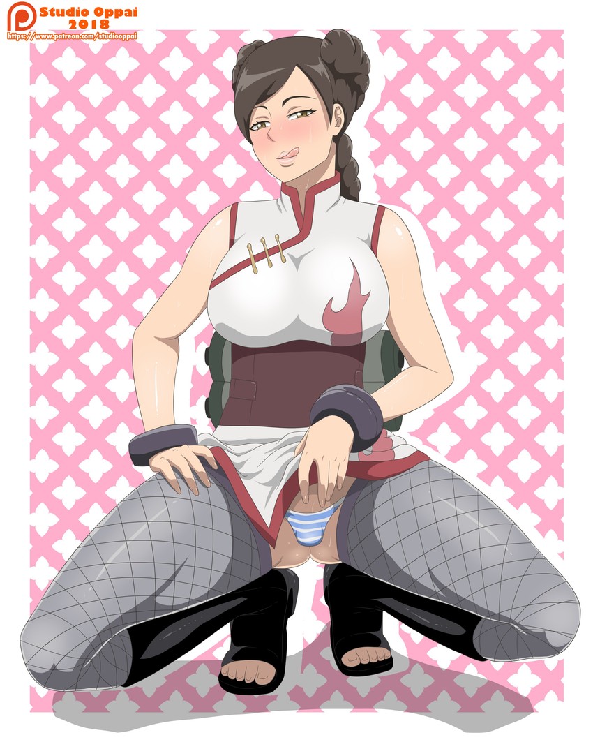 tenten (naruto and 1 more) drawn by studio_oppai