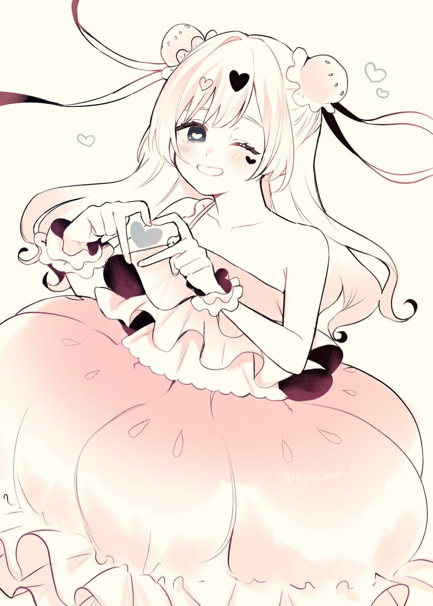 kedarui aashii (kimi no koto ga dai dai dai dai daisuki na 100-nin no kanojo) drawn by ima_(kon_kon_5)