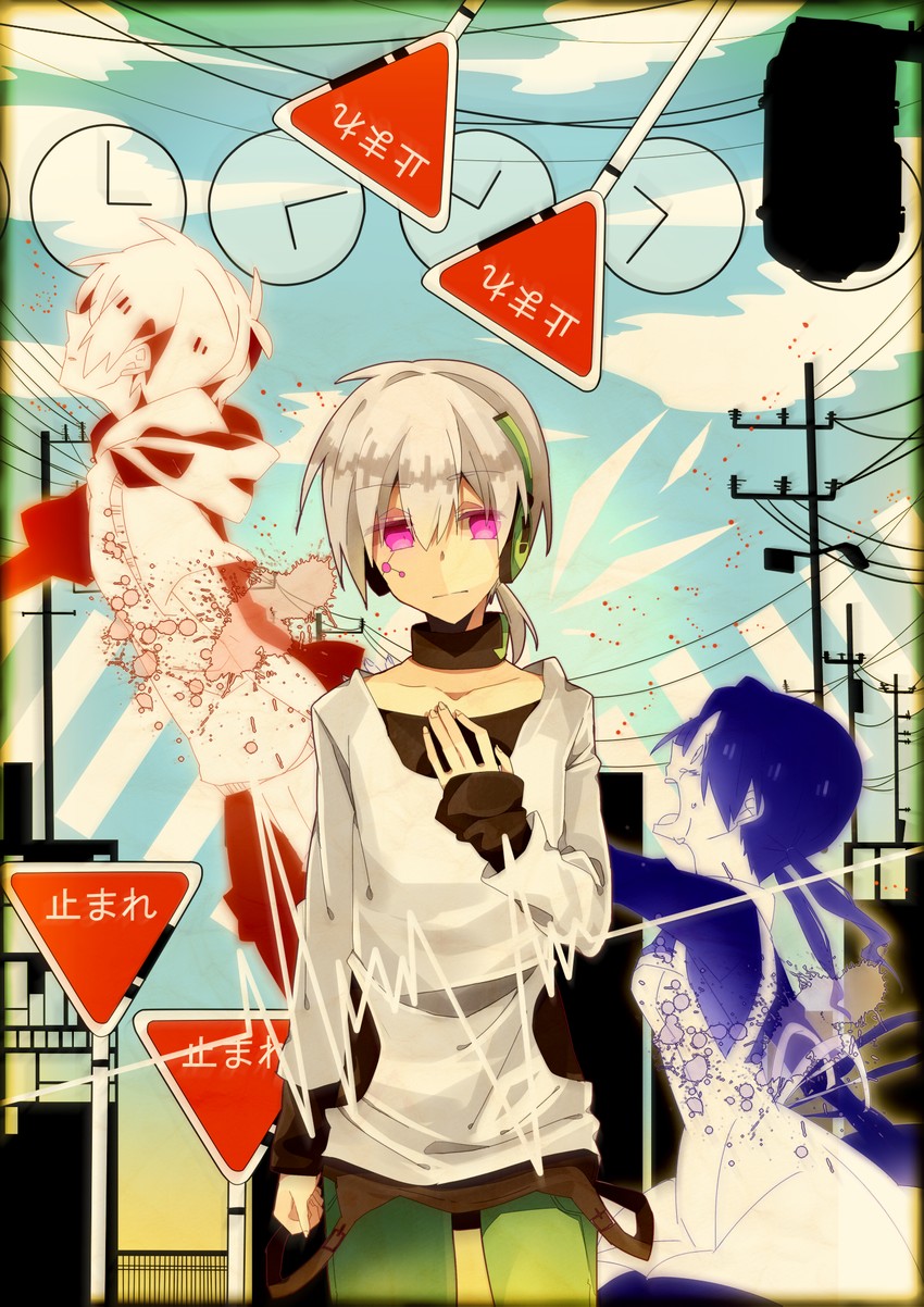 konoha, amamiya hibiya, and asahina hiyori (kagerou project and 2 more) drawn by akinai_ari