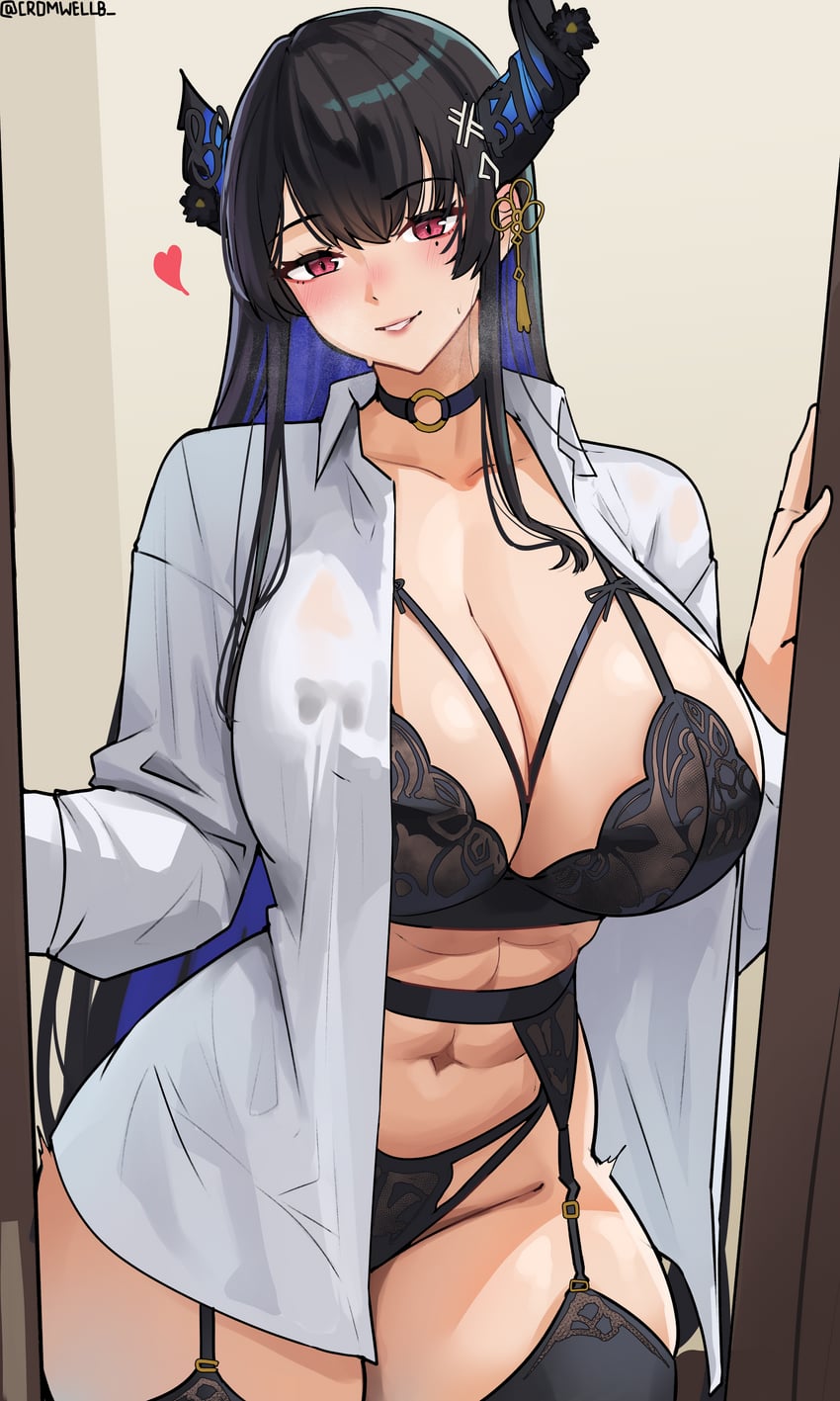 nerissa ravencroft (hololive and 1 more) drawn by cromwellb