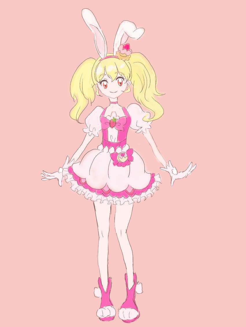 hoshimiya ichigo and cure whip (precure and 2 more) drawn by ao_pin_kun
