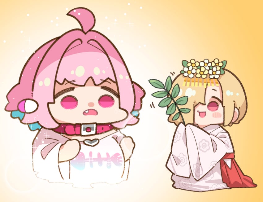 yumemi riamu and shirasaka koume (idolmaster and 1 more) drawn by takato_kurosuke