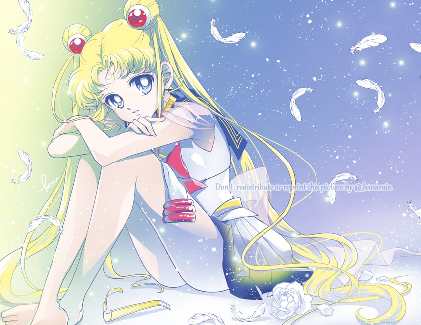 tsukino usagi, sailor moon, and super sailor moon (bishoujo senshi sailor moon and 1 more) drawn by sarashina_kau
