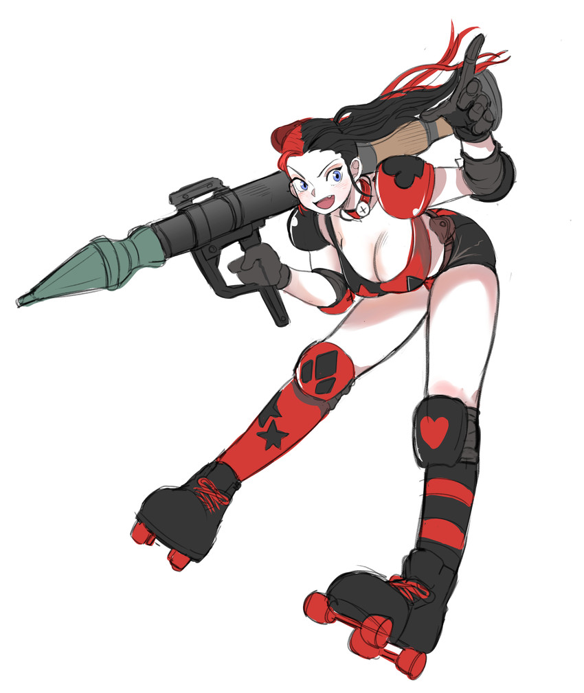 harley quinn (dc comics and 1 more) drawn by pk4g