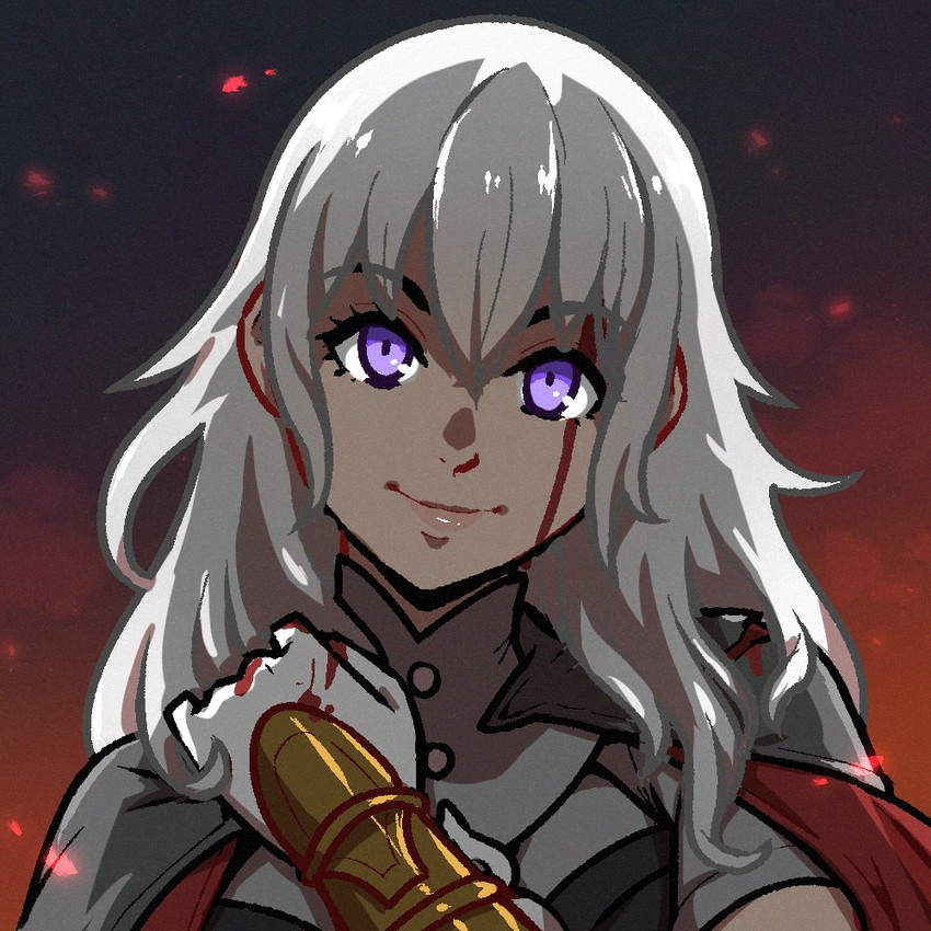 female byleth and edelgard von hresvelg (fire emblem and 2 more) drawn by akairiot