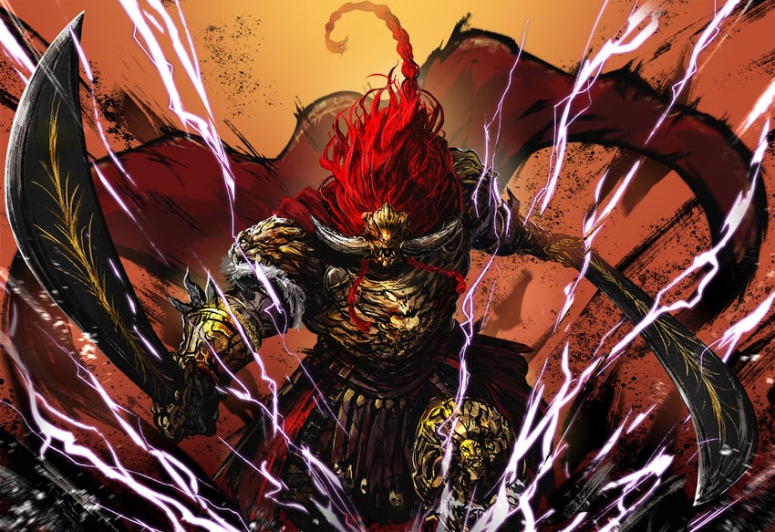 promised consort radahn (elden ring and 1 more) drawn by dtcy