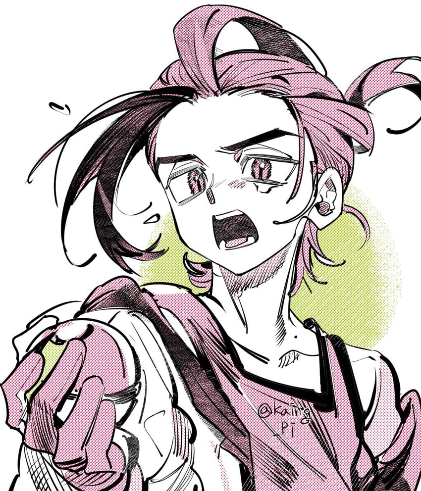 kieran (pokemon and 1 more) drawn by kaing_pi